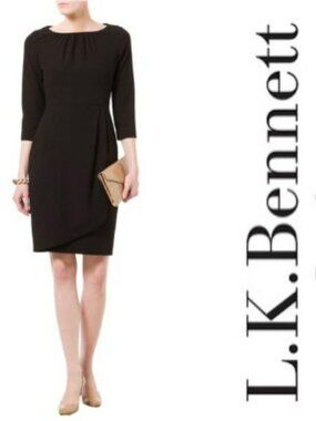 L.K. BENNETT London Alo- Little Black Dress. NEW with tags- size 2